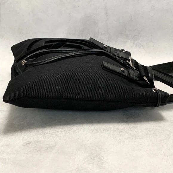 Authentic YSL Bag Cassandra Hand Tote Purse Canvas Leather - Picture 7 of 16